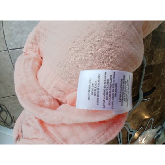 Rails Ellis button up organic cotton gauze flamingo small - Picture 10 of 11